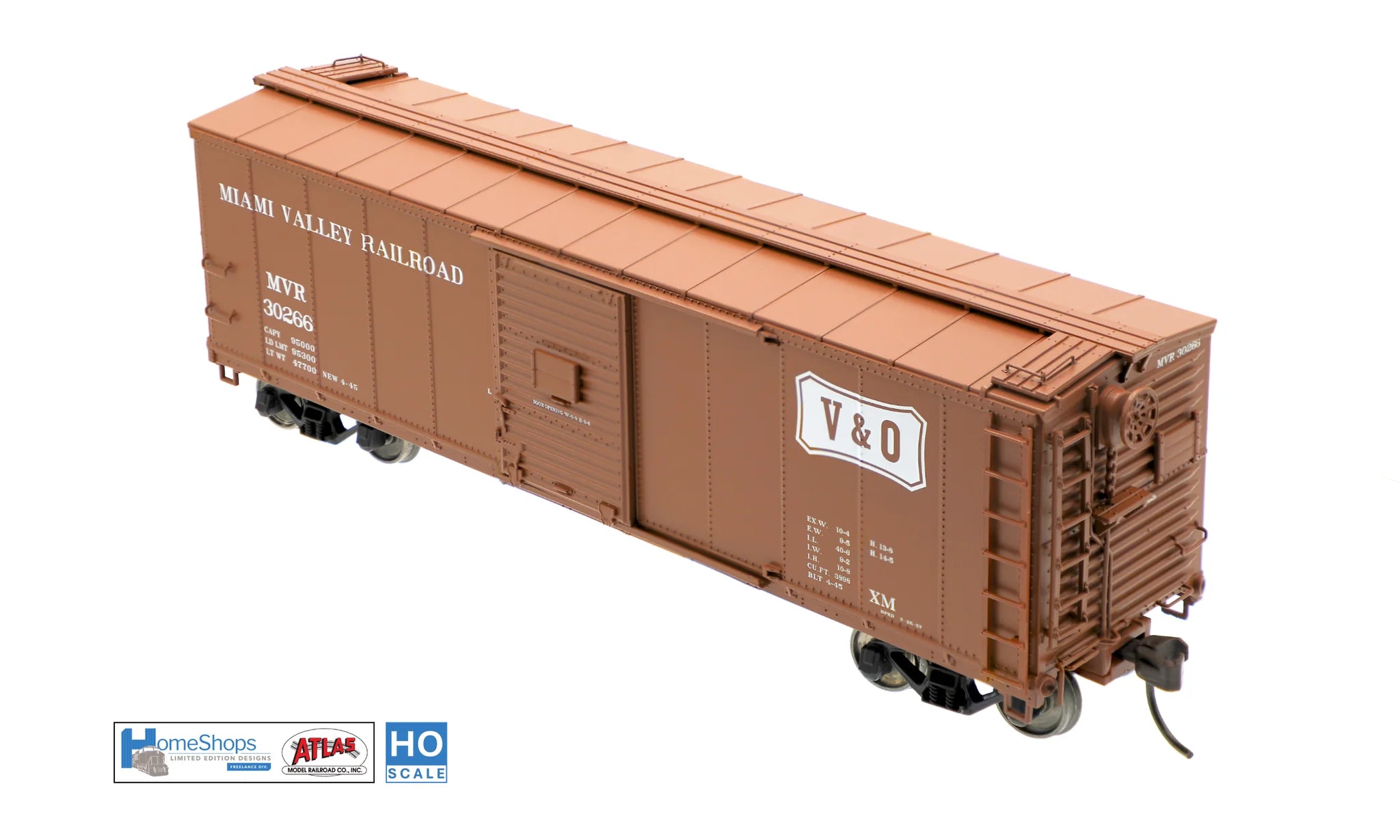 HO Scale Atlas USRA Rebuilt 40' Steel Box Car - Miami Valley Railroad #30266