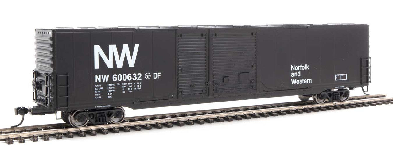 Walthers 910 - 3210 HO Scale 60 - Foot Auto Parts Boxcar of Norfolk & Western Railway, Car Number #600632