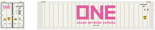 ATLAS N Scale 3-Pack 40' Reefer Containers in White & Pink (Set #1)