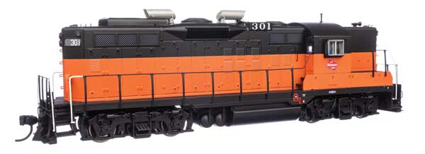 WalthersProto HO Scale EMD GP9 MILW #301 in Orange, Black & White with DCC & Sound