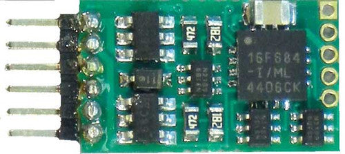 160 NCE Four - Function Decoder with 6 - Pin NEM Connector (Part # 524 - 160)