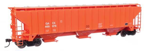 Walthers HO Scale 910 - 49040 Trinity 4750 3 - Bay Covered Hopper GACX #469978
