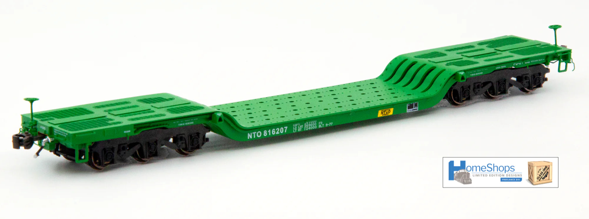 HomeShops HFF-002-001 NTO Natchez Trace Orient #816207 GSC Depressed Flat Car