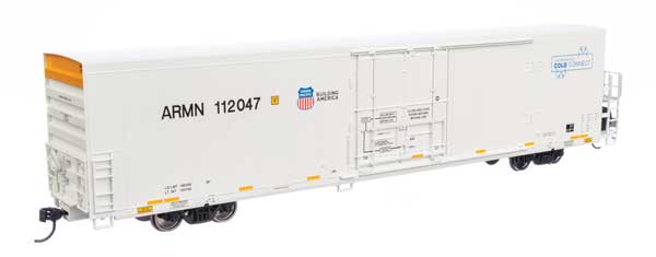 Walthers 910-4156 HO Scale 72' UP Union Pacific White Refrigerator Boxcar #112047