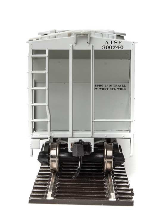 Walthers Mainline HO Scale 50' 3-Bay Covered Hopper ATSF Santa Fe #300740