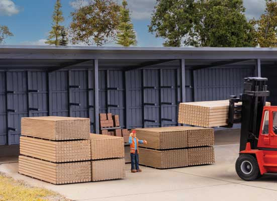 Walthers HO Scale SceneMaster 949 - 4254 Realistic Lumber Load Kit