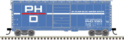 N Scale Atlas 50005768 PS-1 40' Blue, White & Red Boxcar #1083