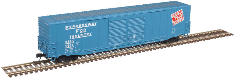 N Scale ATLAS 50004971 ACF 60-Foot Auto Parts Double-Door Box Car for Detroit & Toledo Shoreline (D&TS) Railroad, Number 5554