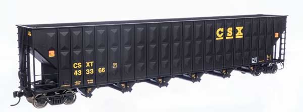 Walthers HO Scale 7000CF Wood Chip Hopper CSXT CSX #433366