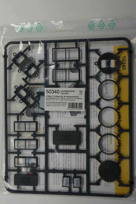 ESU 50340 Dual 11x15mm Modular Speaker Set for Multiple Sizes (All Scales) 397 - 50340