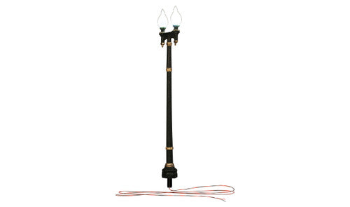 Woodland Scenics O Scale Double Lamp Post Street Lights - Just Plug(TM) (Pack of 2) Part # 785-5648
