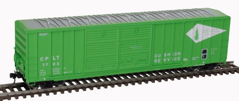HO Scale Atlas FMC 50' Double Door Boxcar CPLT #7706 (Green, White)