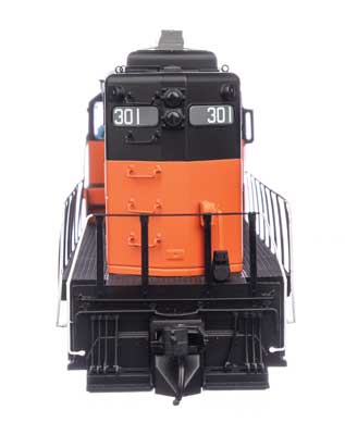 WalthersProto HO Scale EMD GP9 MILW #301 in Orange, Black & White with DCC & Sound