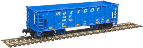 ATLAS N Scale 41' Ballast Hopper - Mass DOT #900014 with Fine Details