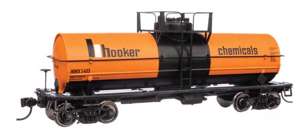 Walthers HO Scale 36' 10,000-Gallon Insulated Tank Car Hooker Chemicals HOKX #1403