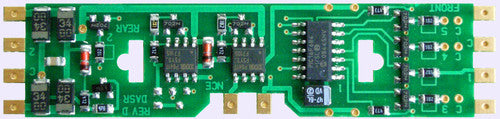 Silent HO Scale 106 NCE / DA - SR Solder - In DCC Decoder, Part # 524 - 106