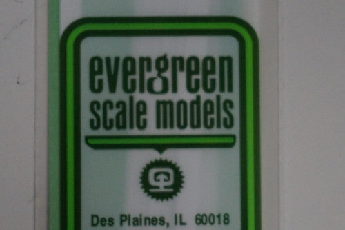 Evergreen 4516 HO Scale Styrene Sidewalk Sheet with 1/4" .6cm Squares, .040 x 6 x 12"