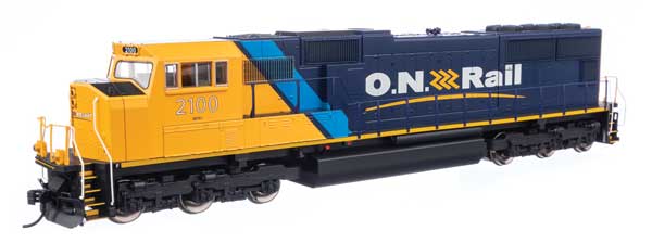 Walthers HO Scale EMD SD75I Ontario Northland #2100 (Blue, Yellow, Black) with DCC & Sound