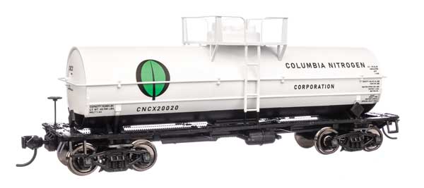 Walthers 910 - 48404 HO Scale 36 - Foot 10,000 - Gallon Insulated Tank Car for Columbia Nitrogen with CNCX #20020