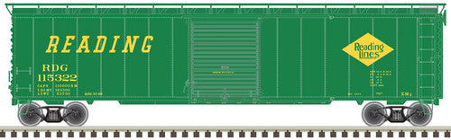 HO Scale Atlas 20005856 50' Postwar Green & Yellow Boxcar RDG - Reading #115322