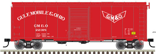 ATLAS HO Scale 40-Foot Postwar Boxcar Model of Gulf Mobile & Ohio - GM&O #21635, Part # 150-20004777