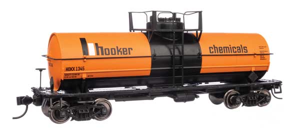Walthers HO Scale 36' 10,000-Gallon Insulated Tank Car Hooker Chemicals HOKX #1345