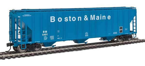 Walthers Proto HO Scale Model Train - 55' Evans 4780 Covered Hopper of Boston & Maine (B&M) #5416