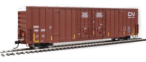 Walthers HO Scale 60-Foot High Cube Plate F Boxcar Model - CN Canadian National #794236 (Limited Edition)