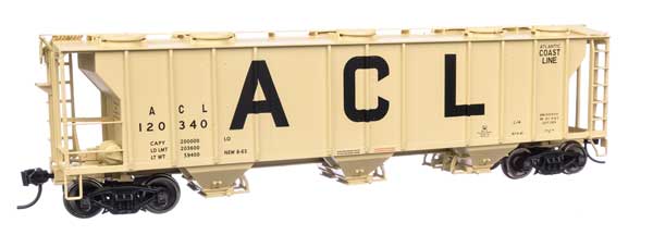 Walthers 910-7038 HO Scale 50' ACL Atlantic Coast Line PS-2 Covered Hopper #120340