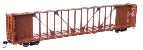HO Scale Walthers 910 - 50704 72' Centerbeam Flatcar, DW&P #626522