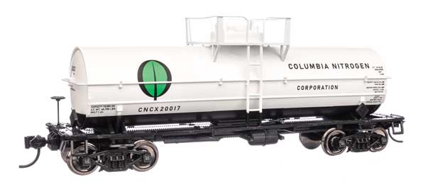 Walthers HO Scale 36-Foot 10,000-Gallon Insulated Tank Car Model of Columbia Nitrogen CNCX #20017 for Railroad Enthusiasts