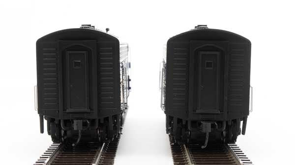 Walthers HO Scale Model Train - EMD F7 A/B Locomotive Set of Baltimore & Ohio #4536 and #5496 in Blue, Gray, Black, and Dulux Colors with DCC & Sound Functionality
