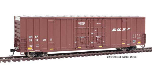 Walthers HO Scale 60-Feet High Cube Plate F Boxcar BNSF #761247, Part Number 910 - 3007 for Model Railroading