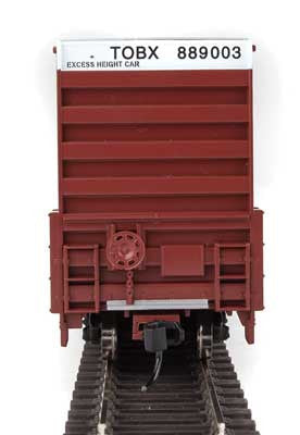 Walthers HO Scale 60-Feet High Cube Plate F Boxcar Model for TTX - TBOX #889003 in Limited Edition