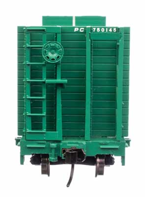 Walthers Mainline HO Scale 53' GSC Bulkhead Flatcar PC Penn Central #750145