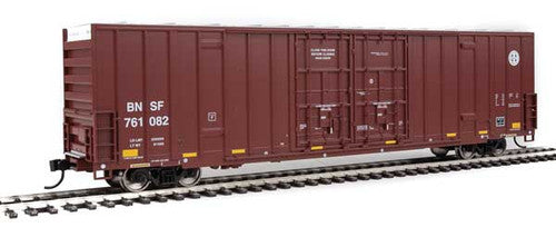 HO Scale Walthers 910-2982 BNSF #761082 60' High Cube Plate F Boxcar