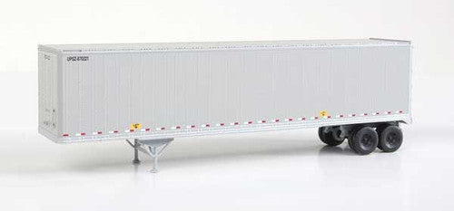 Walthers HO Scale SceneMaster 45-Foot Stoughton Trailer 2-Pack in Gray Featuring United Parcel Service UPSZ - Limited Edition Model Train Accessories
