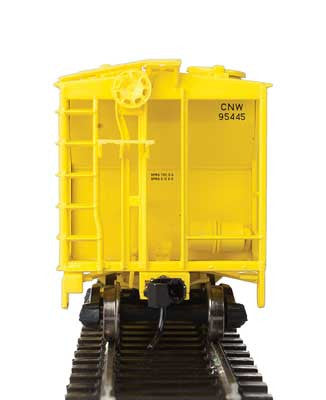 Walthers Mainline HO Scale Model Train 910 - 7018 50 - Foot Pullman - Standard PS - 2 2893 Three - Bay Covered Hopper for Chicago & North Western (TM) #95445