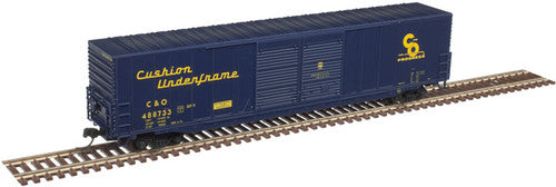 N Scale ATLAS 50004969 ACF 60' Auto Parts DD Box Car - Chesapeake & Ohio #488733