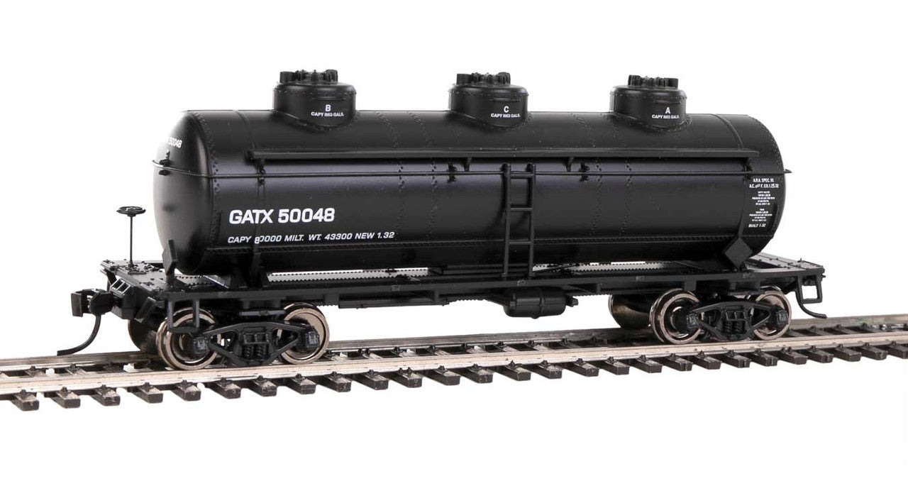 Walthers HO Scale 910-1131 3 Dome Tank Car GATX #50048