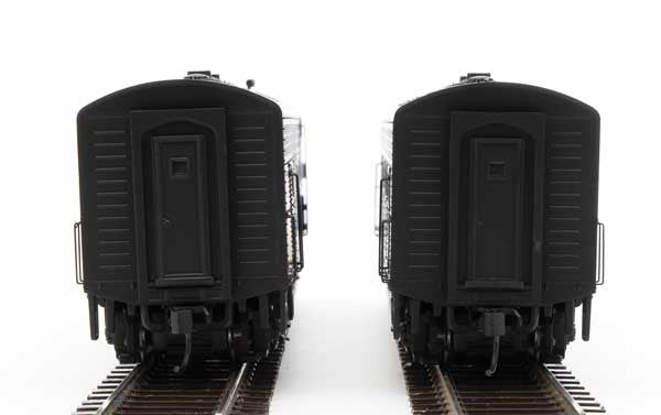 Walthers 19983 EMD F7 A/B Model Trains - PC - Penn Central #1650, #3460 in Black and White Colors - DCC & Sound HO Scale for Model Train Enthusiasts
