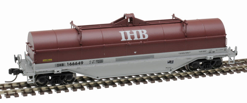 Atlas N Scale Model 50004881 42-Foot Coil Steel Car for Indiana Harbor Belt #166601 (Formerly NS, Red and Gray Color Scheme)