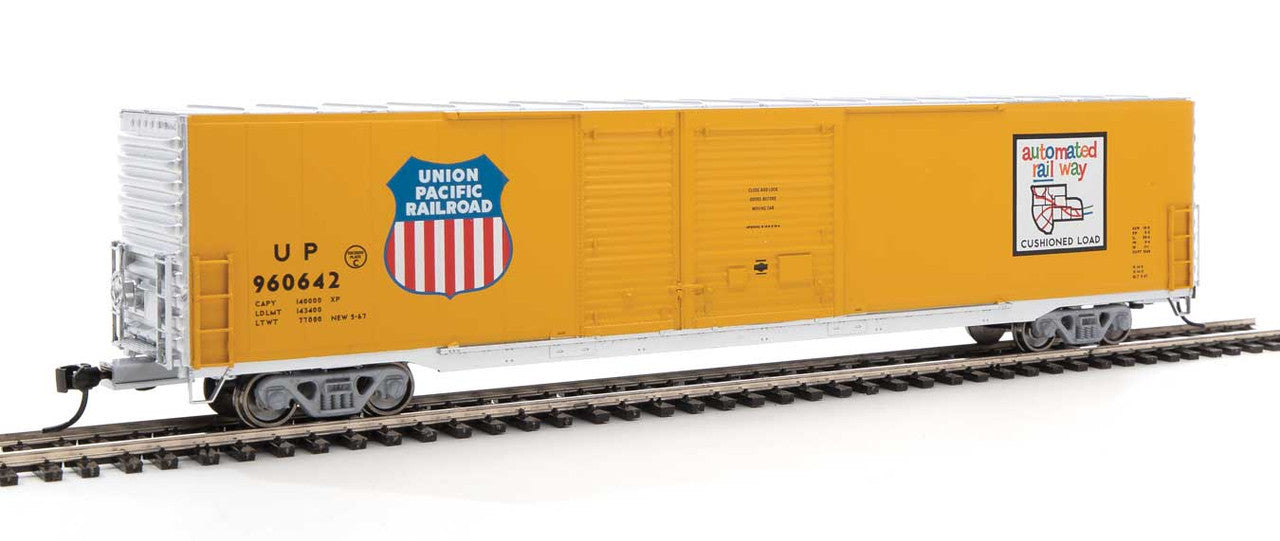 HO Scale Walthers 910 - 3224 60 - Foot Auto Parts Boxcar from Union Pacific (UP) with Car Number #960642
