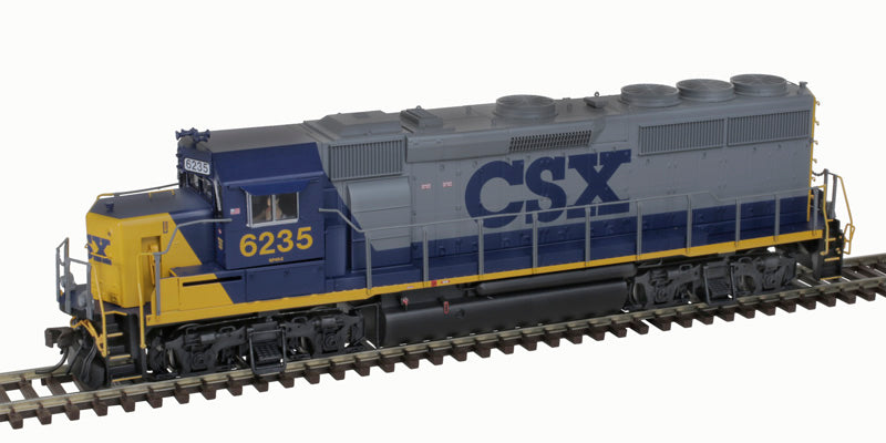 Atlas EMD GP40 - 2 CSX #6221 DCC & Sound HO Scale with Front & Rear Ditch Lights