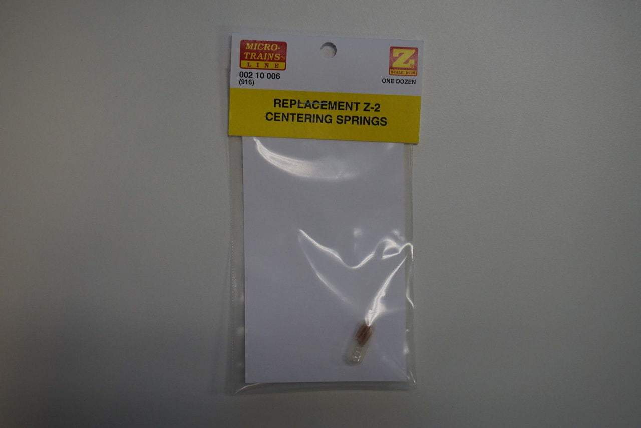 Z-Scale Coiled Centering Springs (Z-2 Springs) for #901/902 by MICRO TRAINS, Product Number 00210006