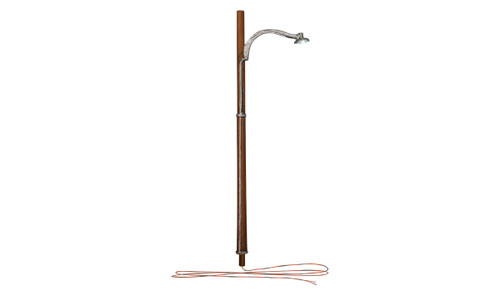 N Scale Woodland Scenics 5638 Wooden Pole Just Plug Street Lights (Pack of 3)