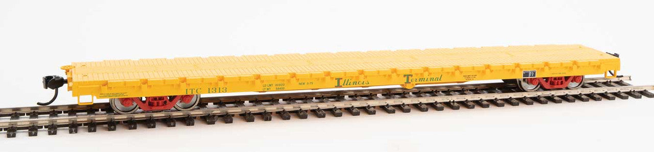 Walthers 910 - 5369 HO Scale 60' Pullman - Standard Flatcar Illinois Terminal #1313