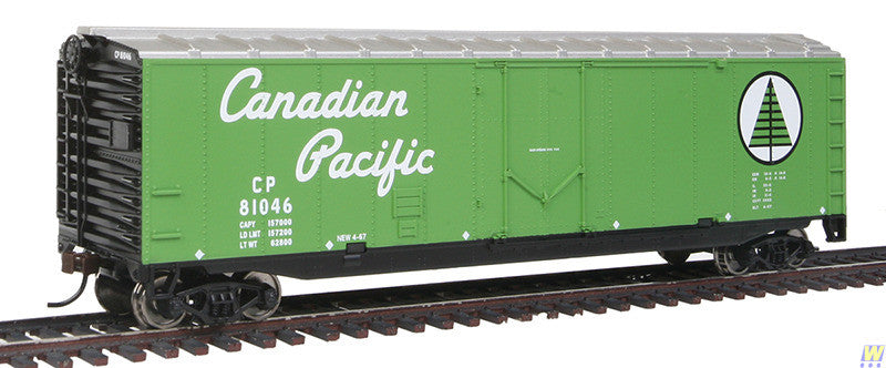 HO Scale 1673 WAL-931-1673 Ready-to-Run 50' Plug-Door Boxcar by Canadian Pacific