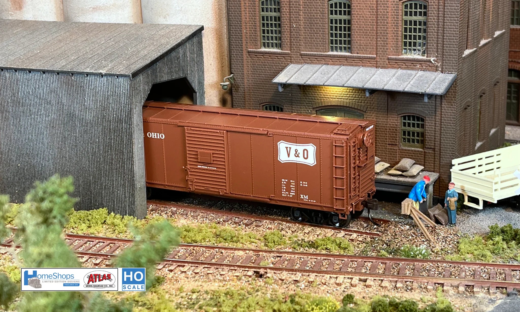 HO Scale Atlas USRA Rebuilt 40' Steel Box Car - Virginia & Ohio #30347