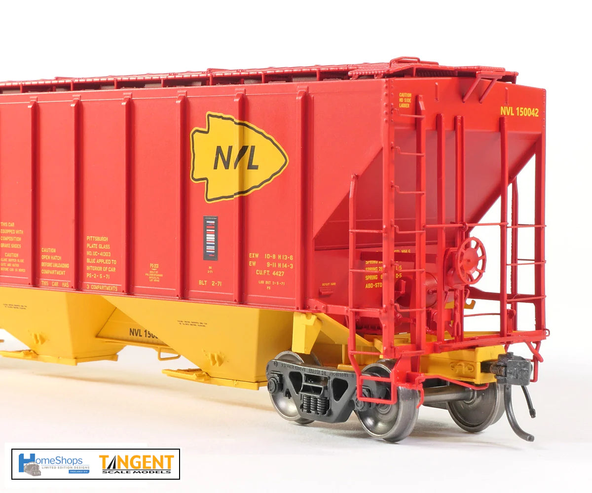 HO Scale Tangent PS - 4427 Covered Hopper Car for Neosho Valley Lines #150095